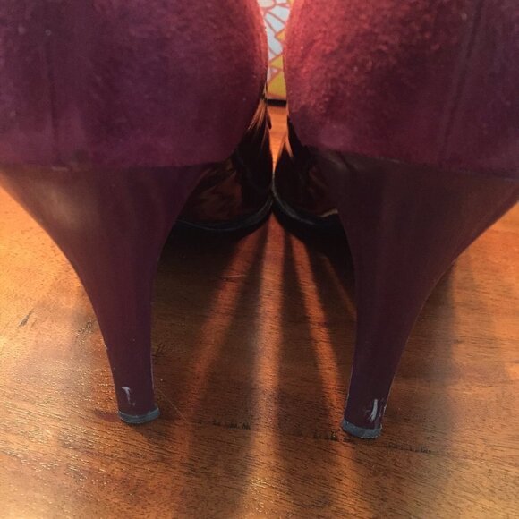 TOD's Super Sexy Patent/Suede Stiletto Heels - Picture 5 of 13